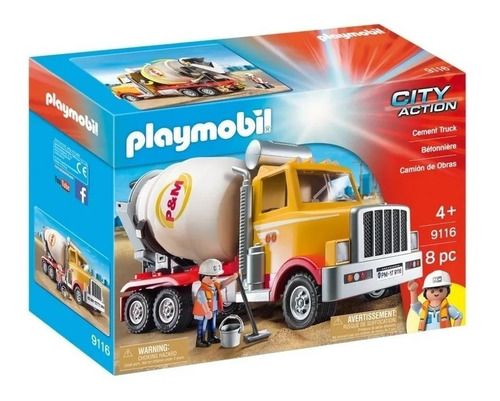 Camion De Obras - 8 Piezas