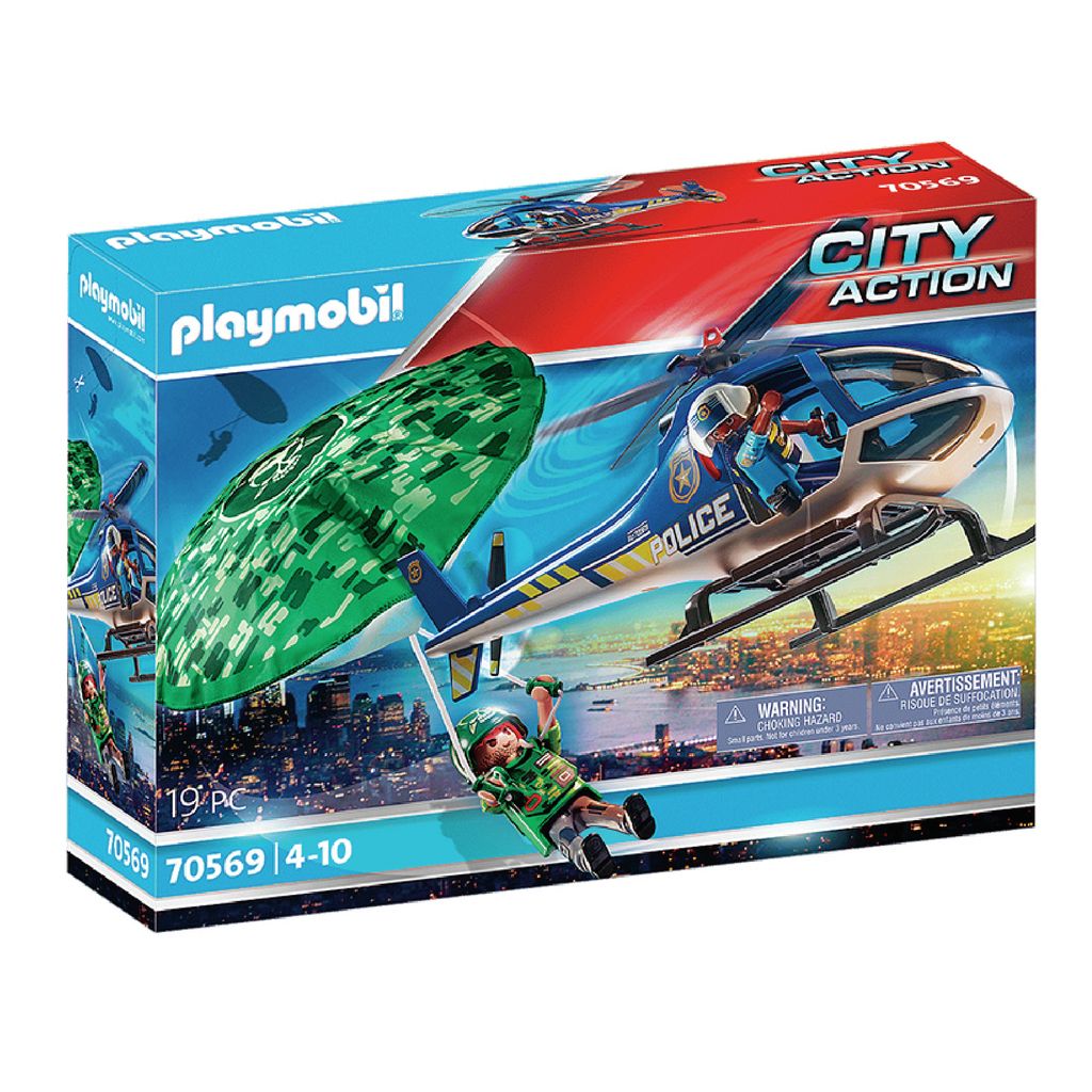 Helicóptero de Policía Persecucion