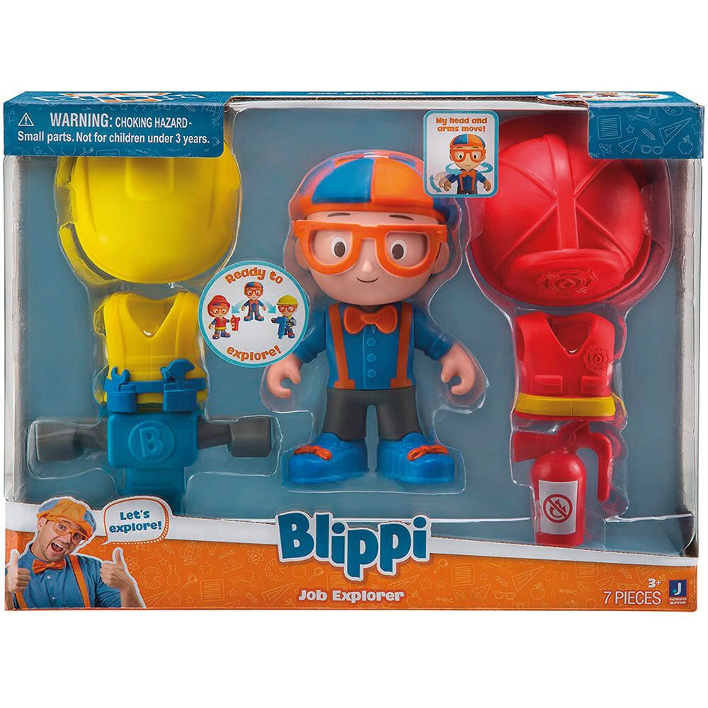 Blippi Muñeco Job Explorer Con Ropa Intercambiable