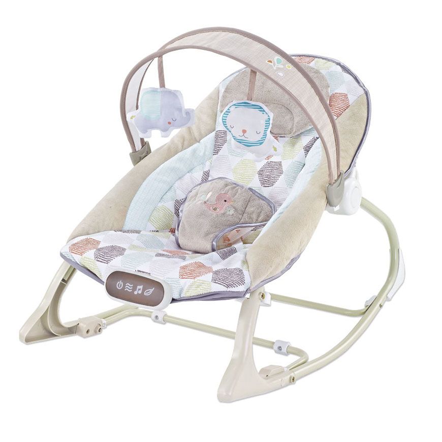 Mecedora bebe hasta 18kg con vibracion y musica