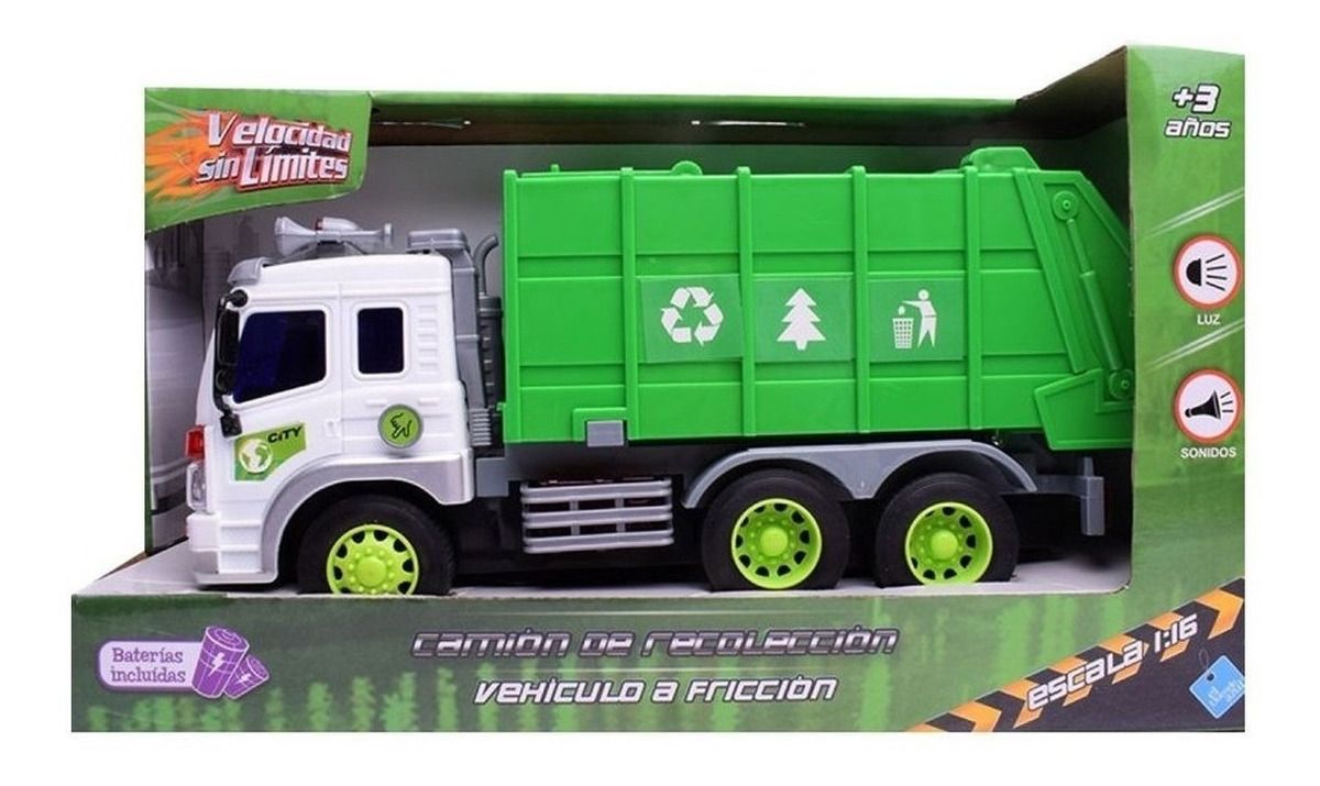 Camion Recolector De Basura Con Sonido