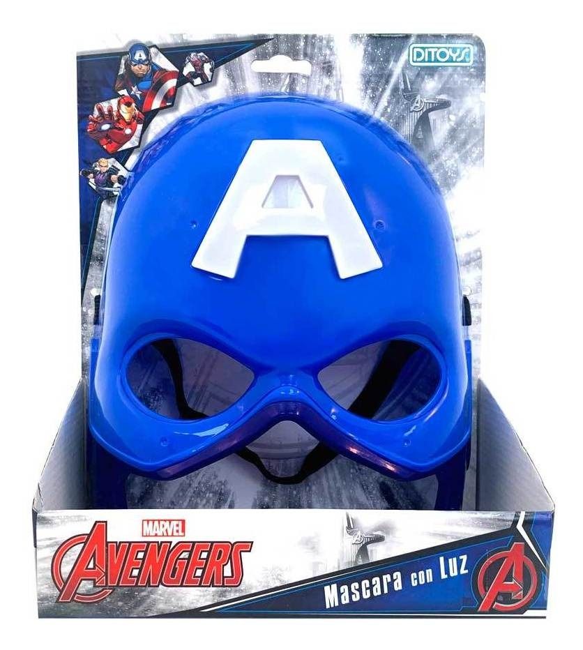 Mascara Capitan America Con Luz - Marvel Avengers
