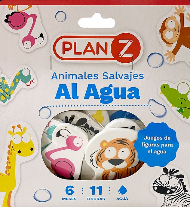Figuras Para El Baño Animales Salvajes - 11 Piezas