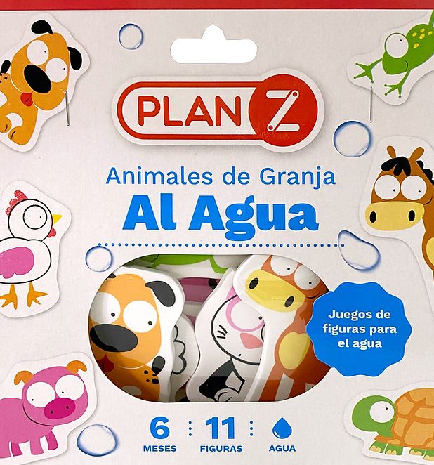 Figuras Para El Baño Animales De La Granja - 11 Piezas