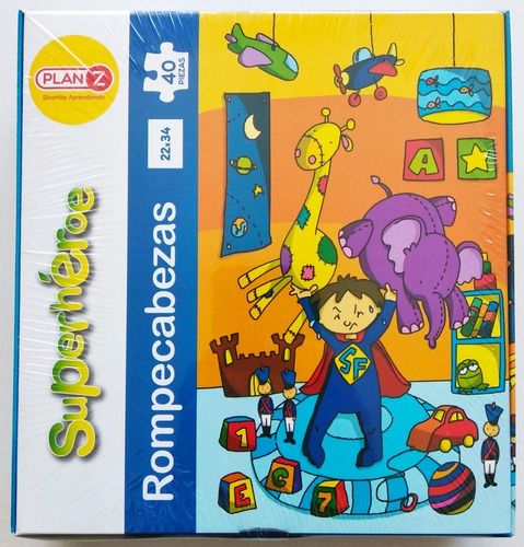 Puzzle Rompecabezas Superheroe - 40 Piezas
