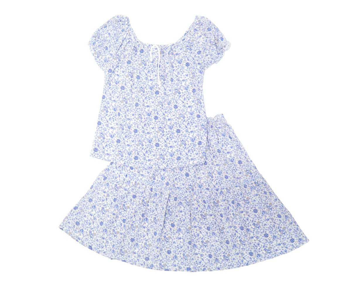 Conjunto Paisana Seda Liberty