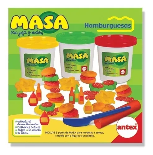 Juego De Masa - Hamburguesas