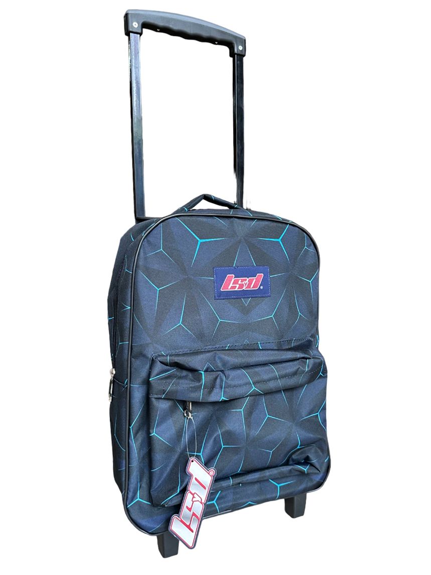 Mochila Con Carro Estampada Con Bolsillo Frontal