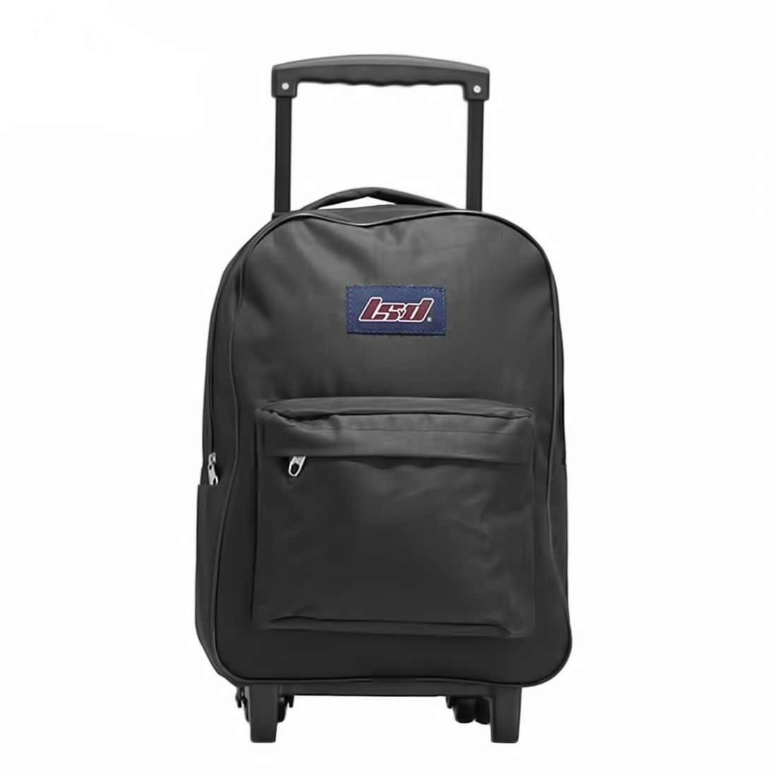 Mochila Con Carro Lisa Con Bolsillo Frontal