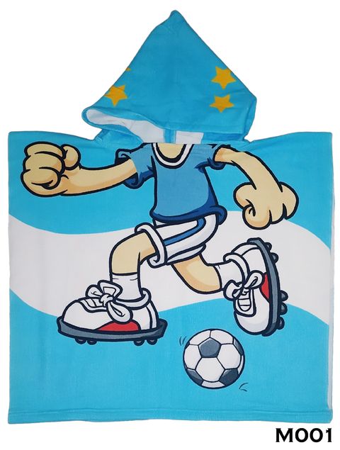 Poncho De Toalla Estampado