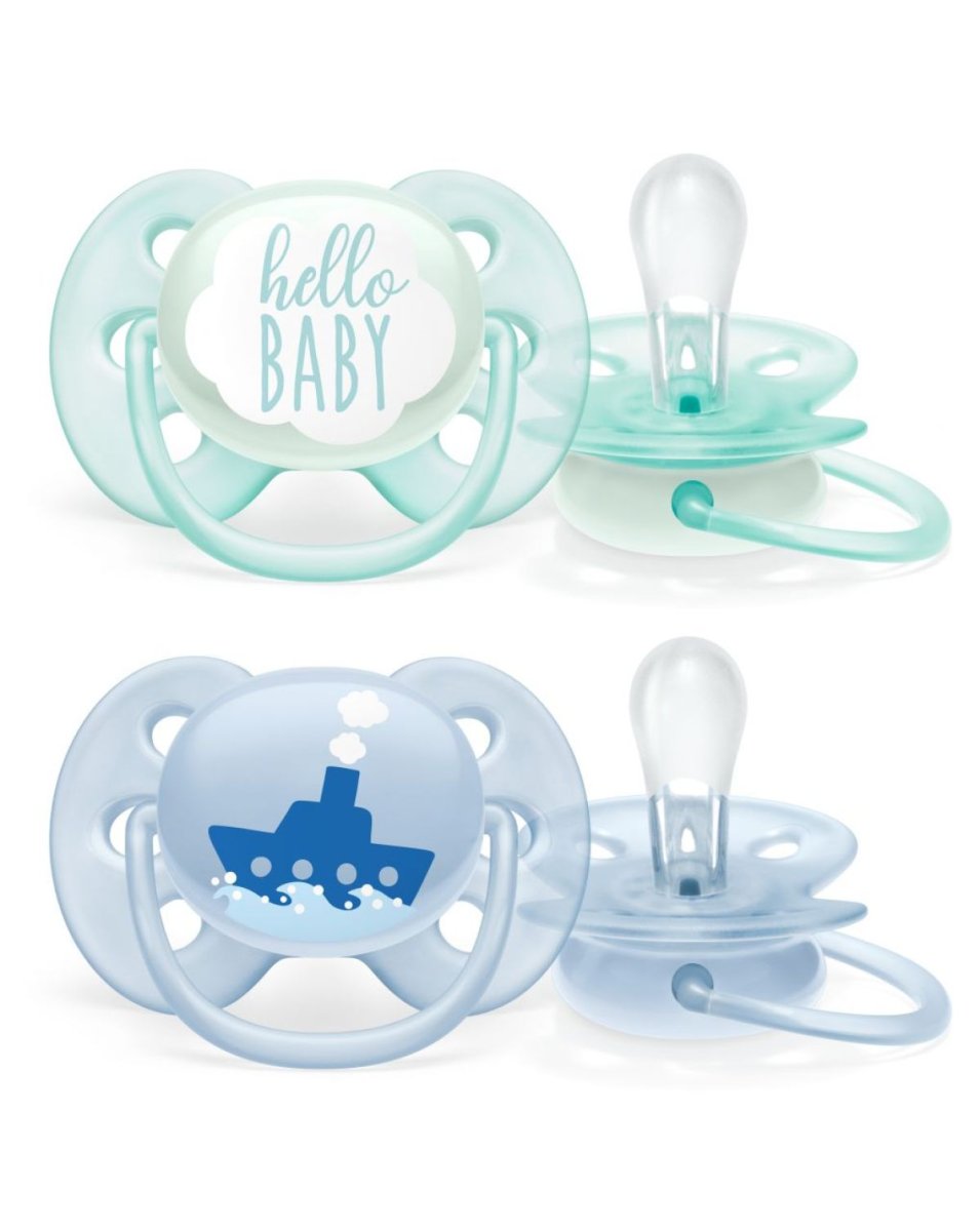 Chupete Ultra Soft Silicona 0-6 Meses BPA FREE x2