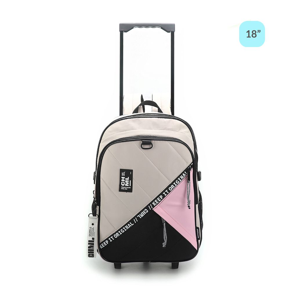 Mochila Con Carro Combinada Matelasse