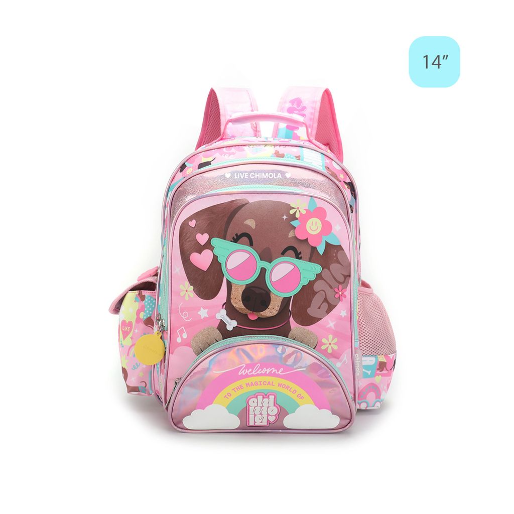 Mochila Espalda Dog Perro - 14 Pulgadas