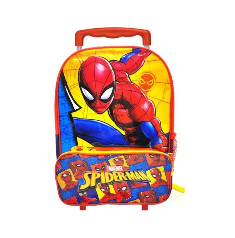 Mochila Con Carro Spiderman - Hombre Araña