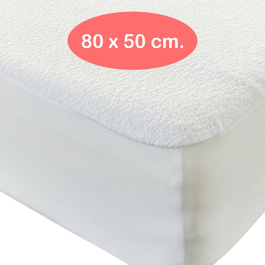 Protector Cubre Colchon Ajustable 80 Cm X 50 Cm