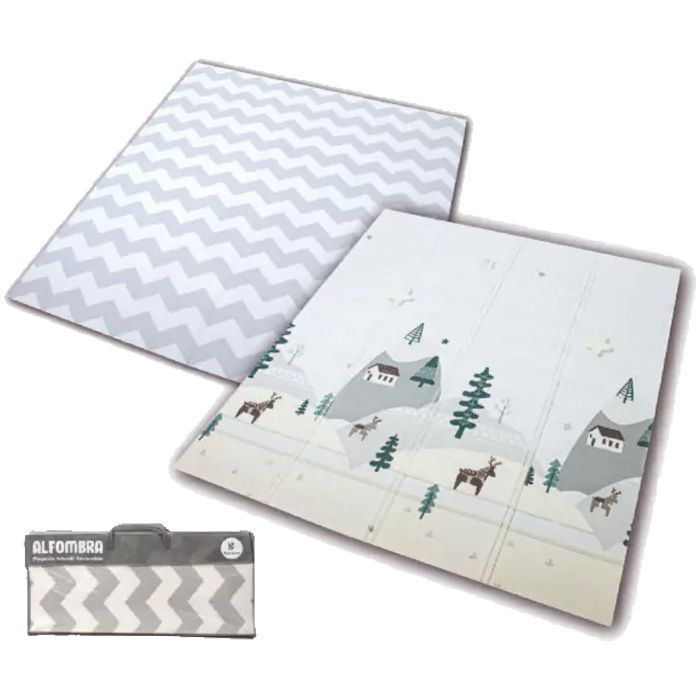 Alfombra Antigolpes Plegable Infantil Reversible 180Cm X 160Cm