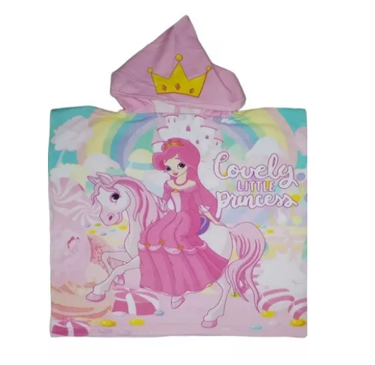 Poncho De Toalla Estampado
