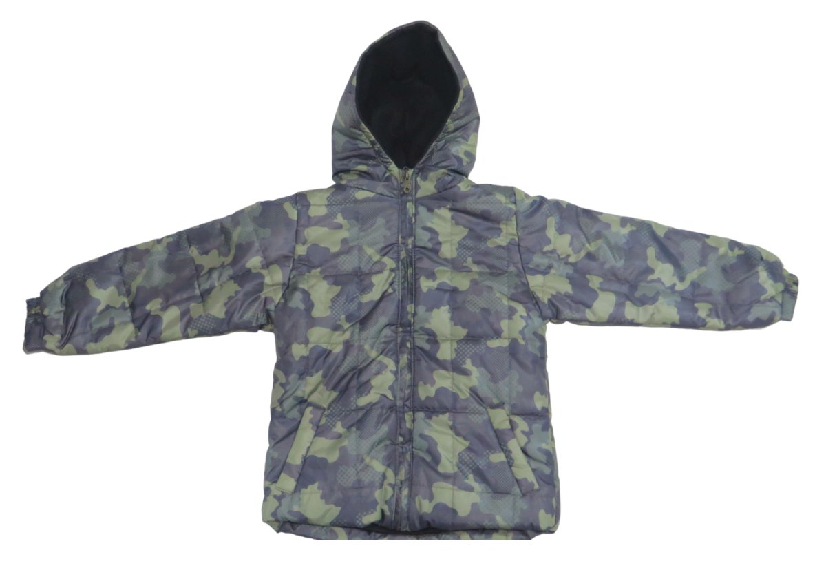 Campera De Abrigo Camuflada Con Polar Interior