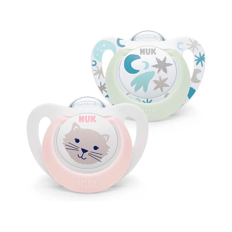 Chupete Star Day & Night x2 0 - 6 m