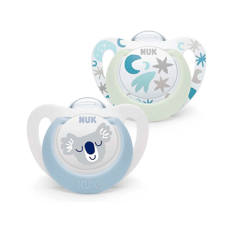 Chupete Star Day & Night x2 0 - 6 m