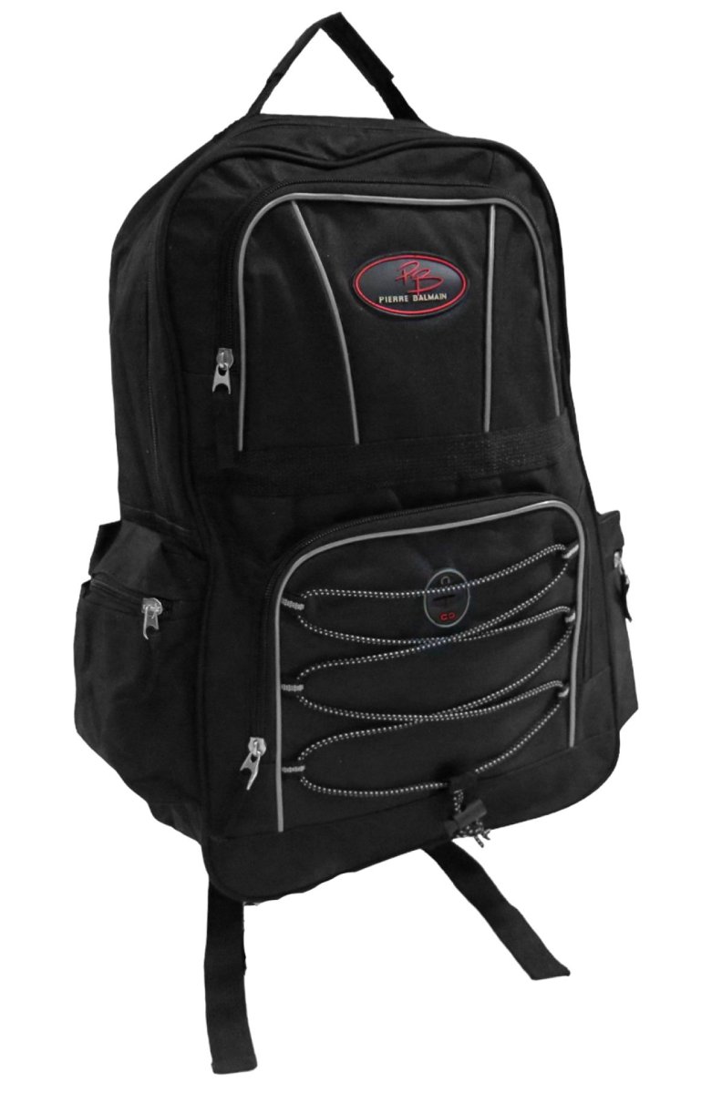 Mochila Pierre Balmain espalda con elastico zigzag grande 17