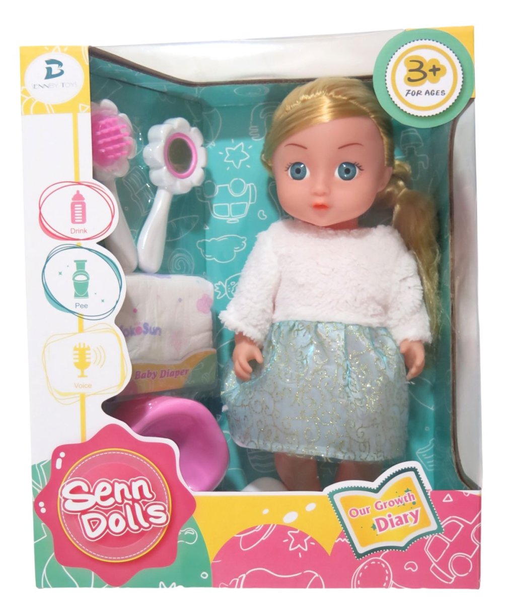 Muñeca Bebote Con Sonido - Incluye Accesorios Y Hace Pis