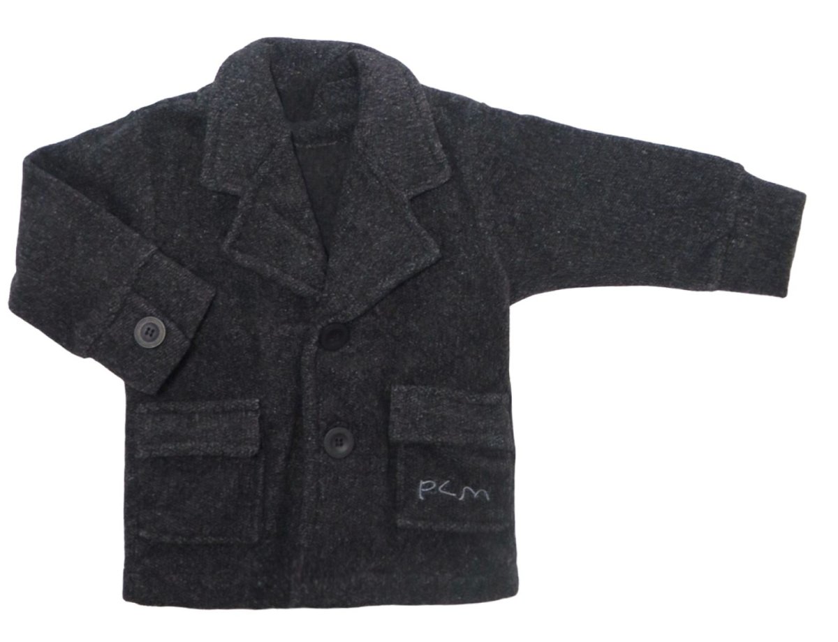 Sacon Gaban de Paño Térmico Cuello Solapa con Boton