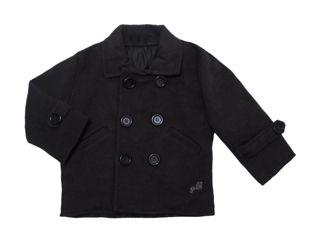 Saco Gaban de Paño - Cruzado Bordado