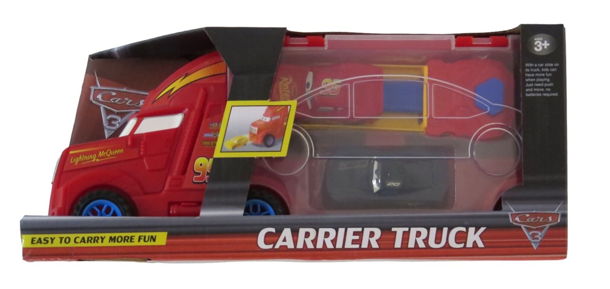 Cars Camion Mosquito Con Lanzador - Carrier Truck -  Incluye 2 Autos