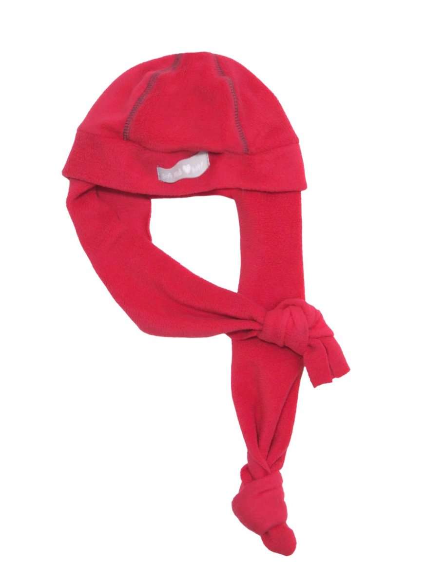 Gorro de micropolar con bufanda