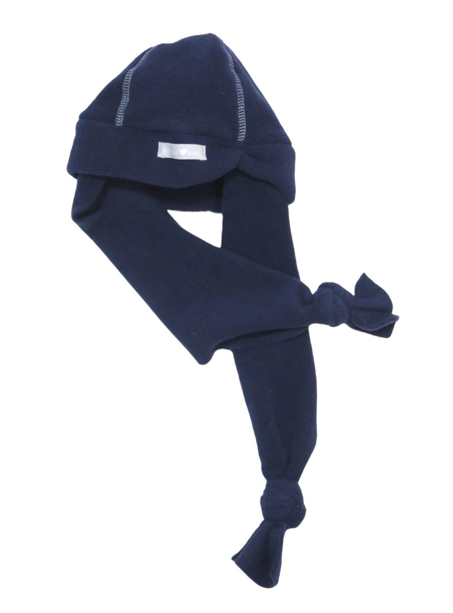 Gorro de micropolar con bufanda