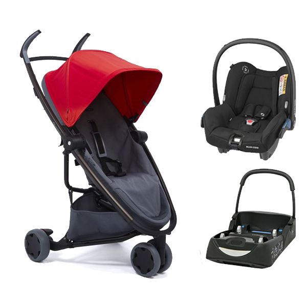 Cochecito Zapp Flex Reversible + Huevito Con Base Maxi Cosi Citi