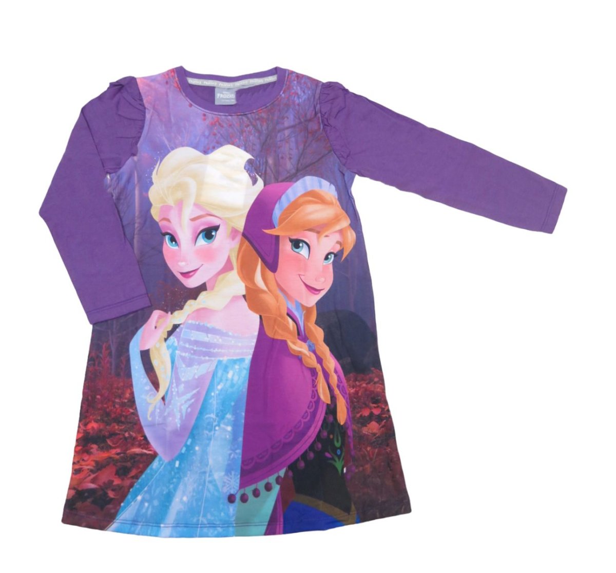 Camison Manga Larga Con Estampa Frozen