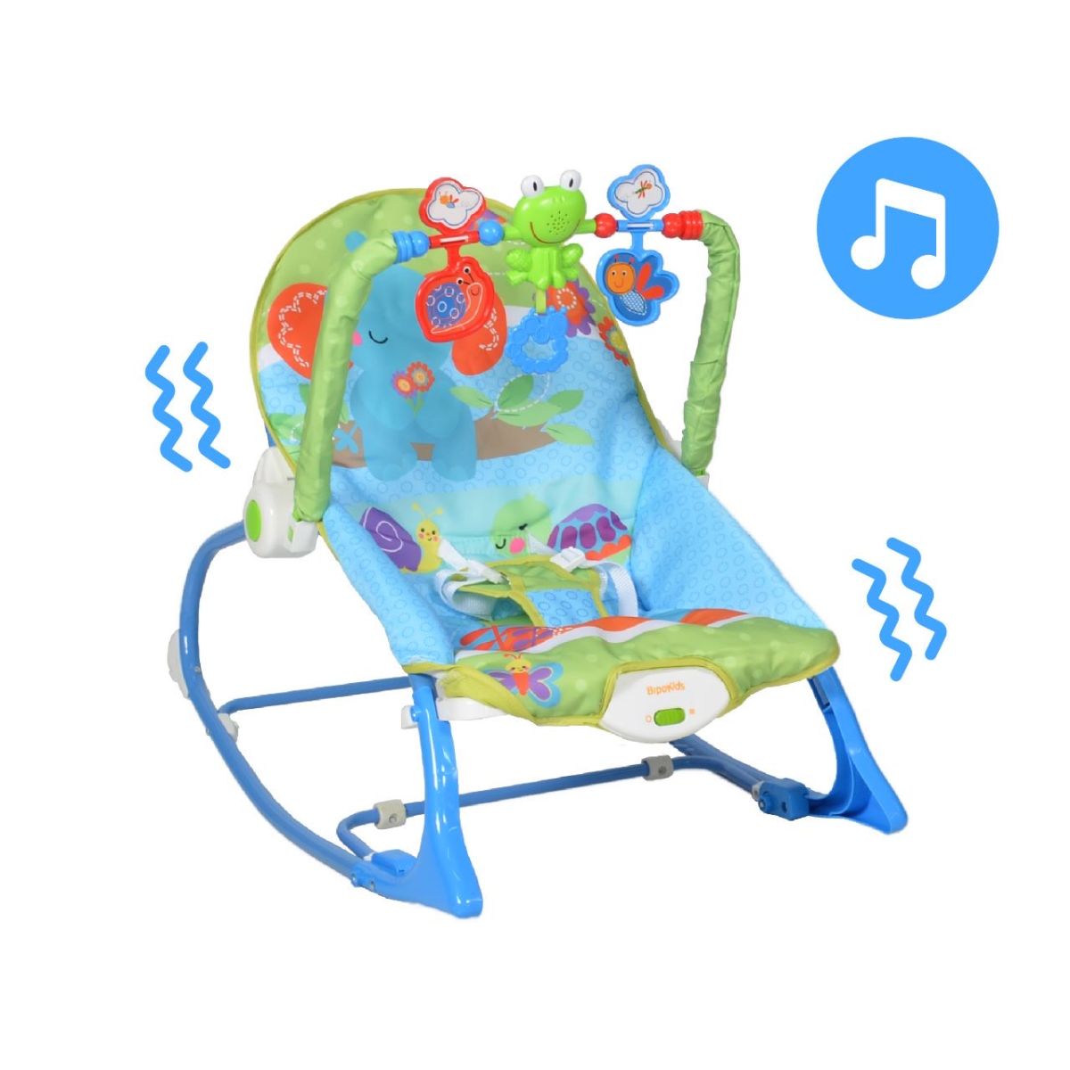Sillita Mecedora Bebe Hasta 18Kg Con Vibración Y Música