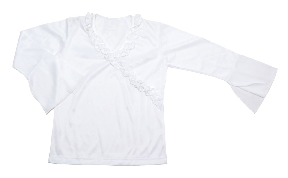 Remeras Chuchi Manga larga con detalle de volados  en cuello