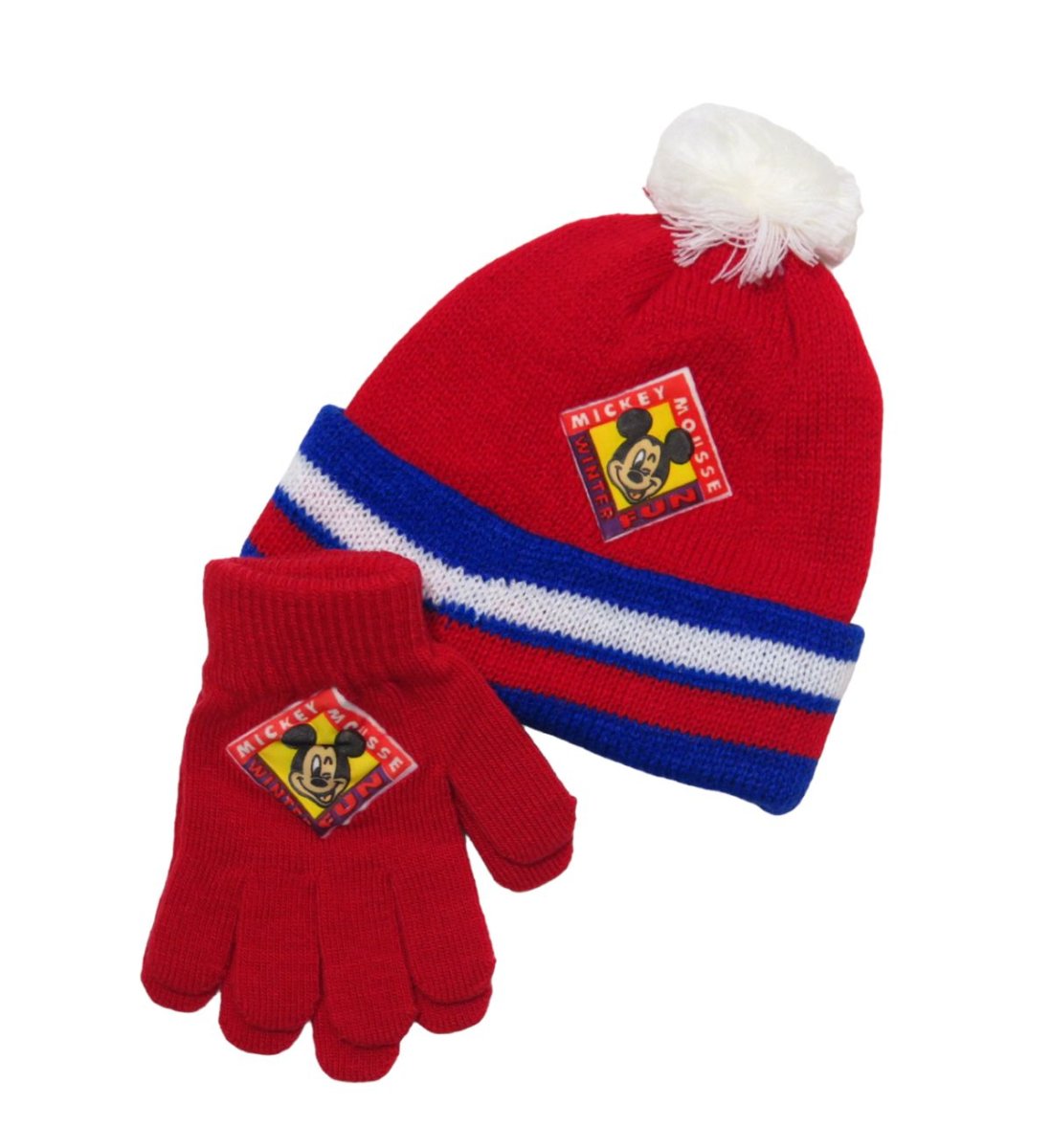 Gorro y miotones Tejido Mickey