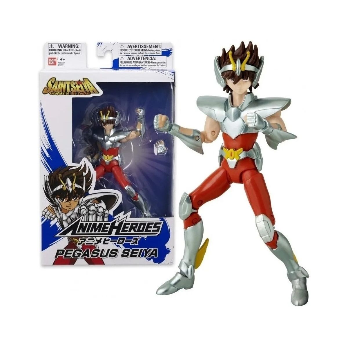 Figura Caballeros Del Zodiaco - Pegasus Seiya - Saintseiya Knights Of The Zodiac - 17 Cm