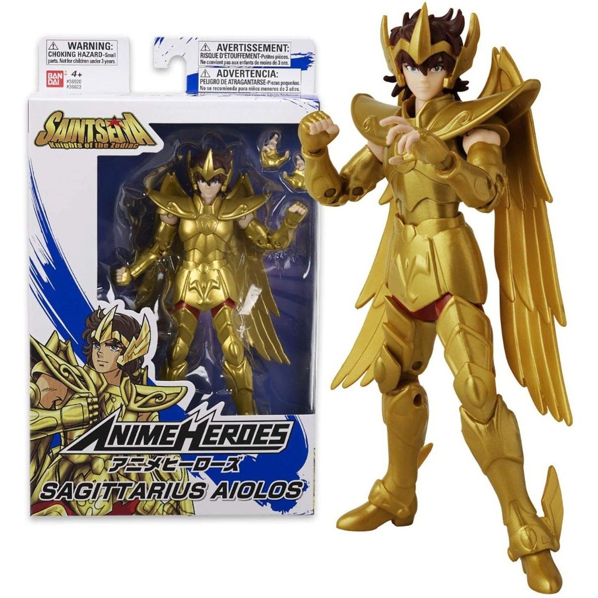 Figura Caballeros Del Zodiaco - Sagittarius Aiolos - Saintseiya Knights Of The Zodiac - 17 Cm