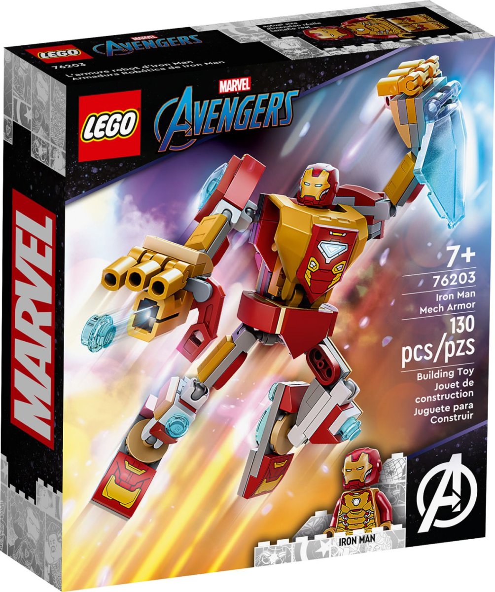 Marvel Avengers Iron Man Mech Armor - Armadura Robotica - 130 Piezas