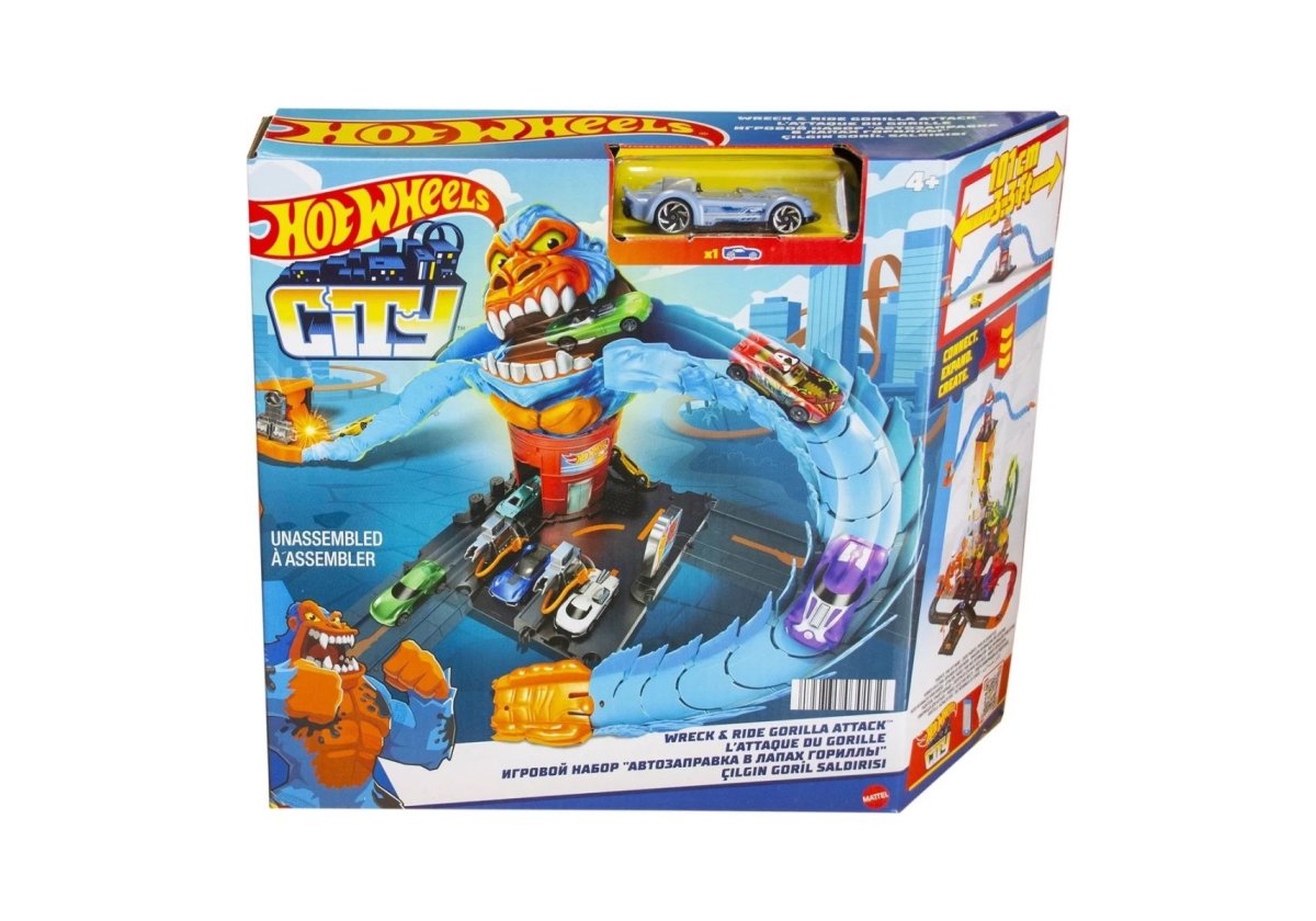 Hot Wheels City Pista Ataque del Gorila