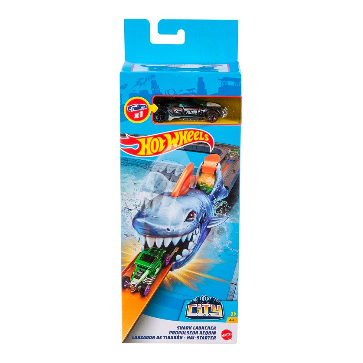 Hot Wheels Lanzador De Tiburon