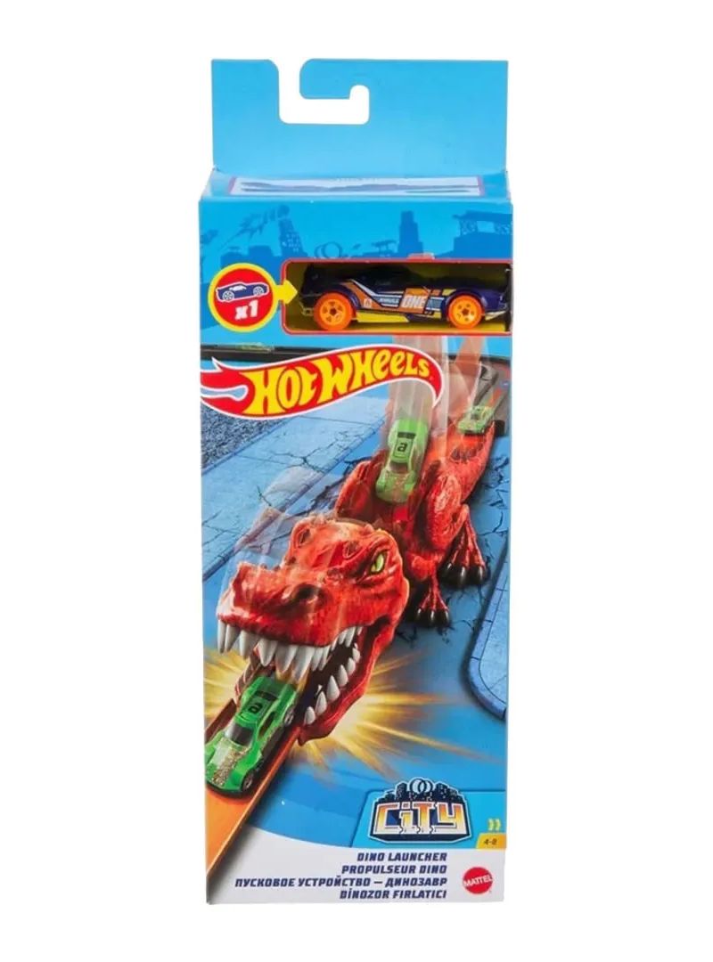 Hot Wheels Lanzador De Dinosaurio