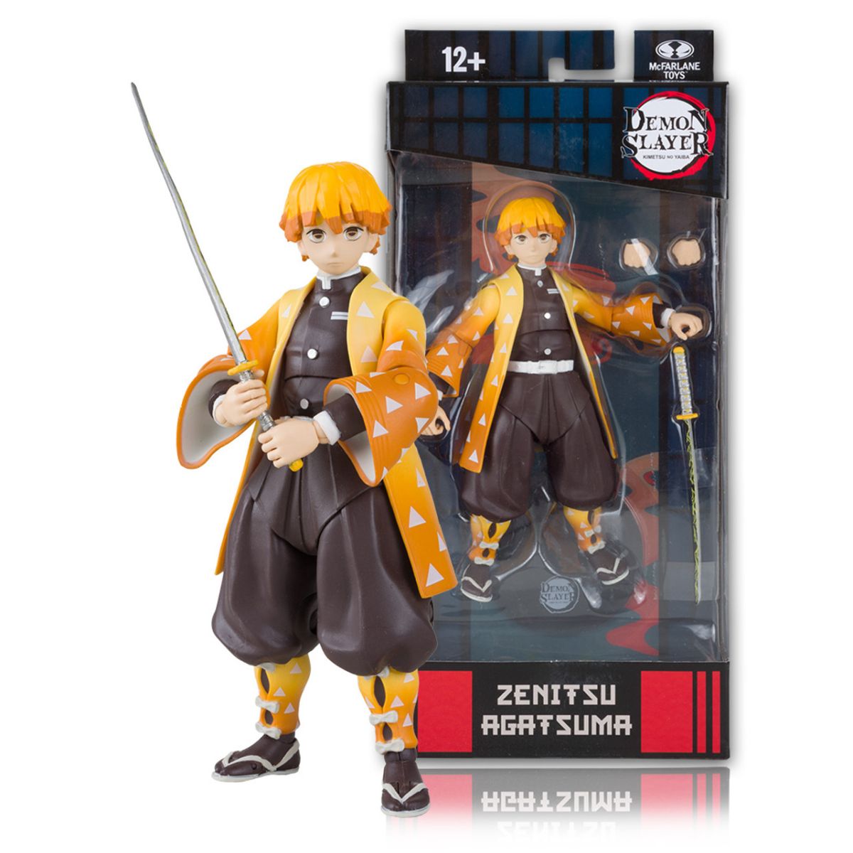 Figura Articulada Zenitsu Agatsuma - Demon Slayer - Kimetsu No Yaiba