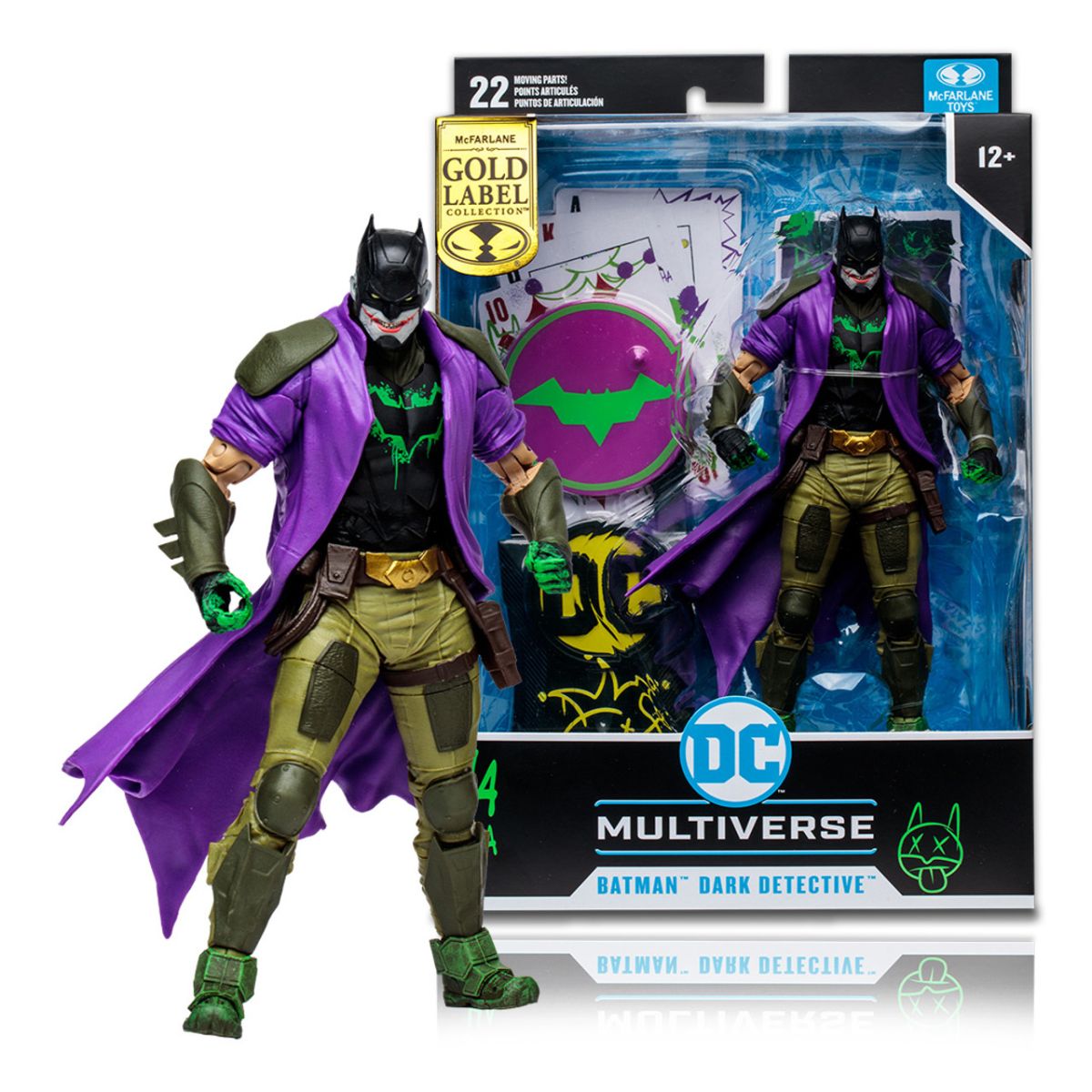 Muñeco Figura Articulada Batman Dark Detective - Gold Label Collection - 22 Puntos De Articulacion