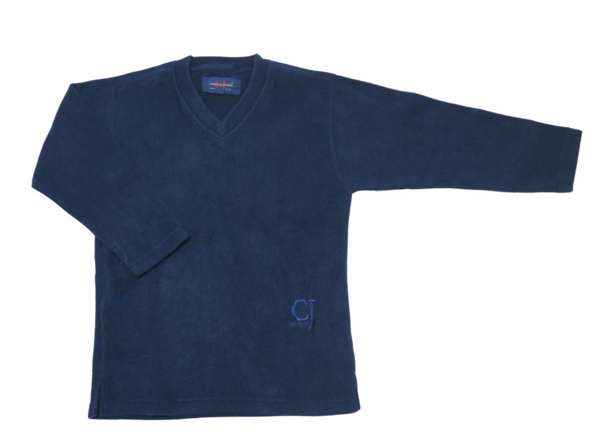 Buzo Polar Liso Escote V