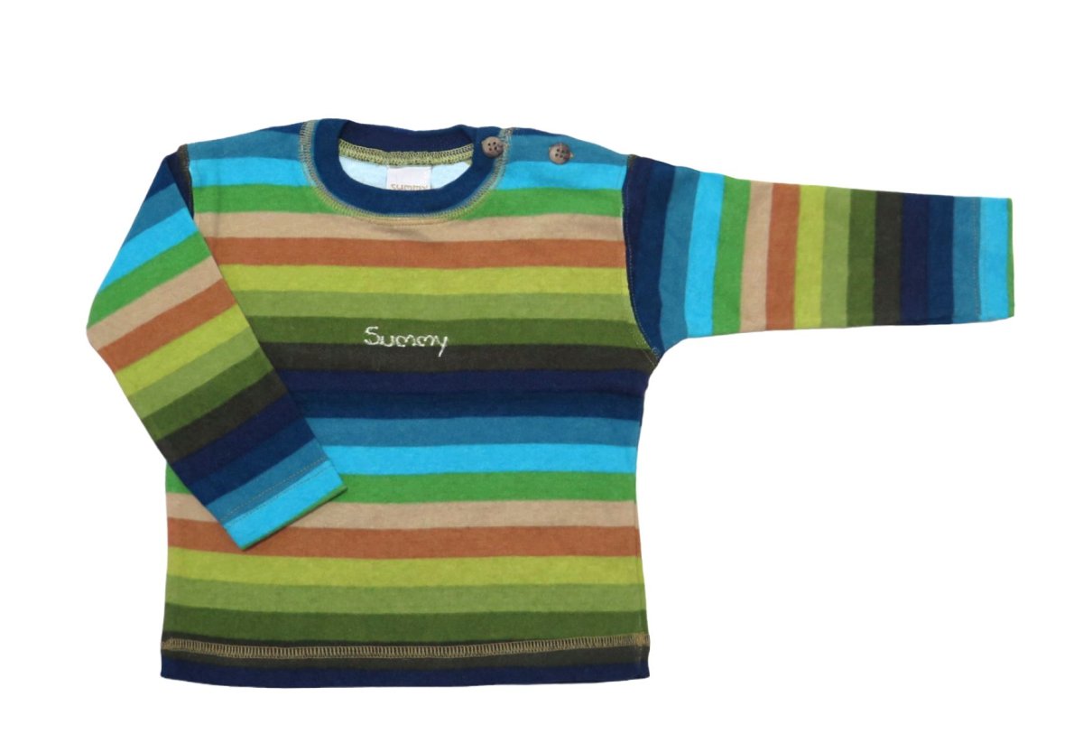 Remera Manga Larga Bremer Rayada Bebe