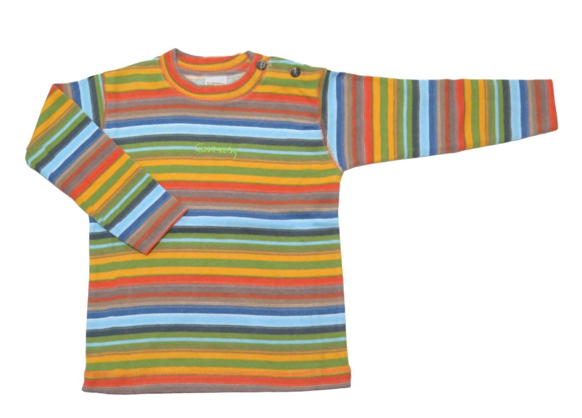 Remera Manga Larga Bremer Rayada Bebe