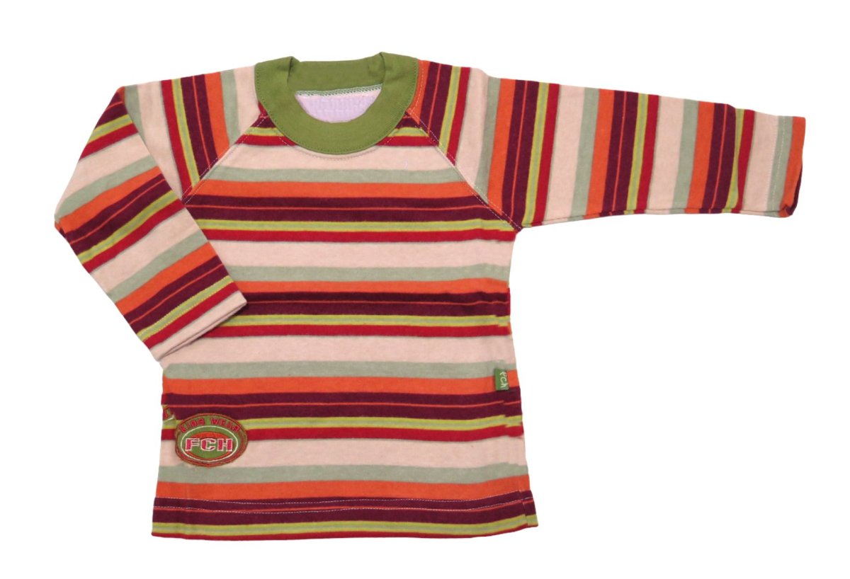 Remera Manga Larga Bremer Rayada Bebe