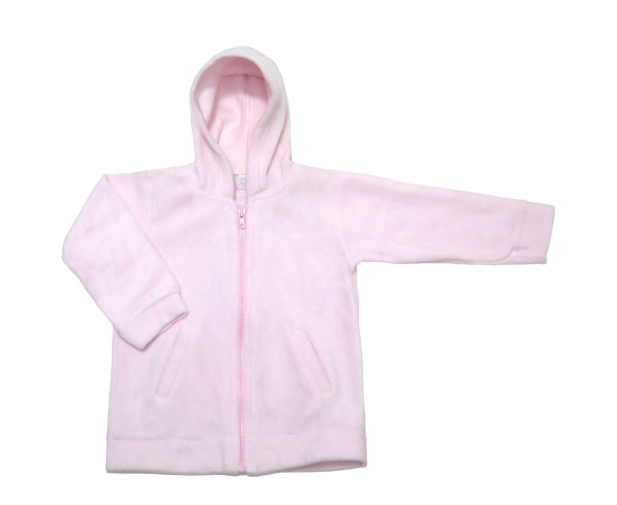 Campera Polar Lisa con Cierre
