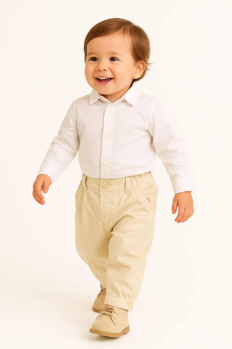 Pantalon de Gabardina con puño